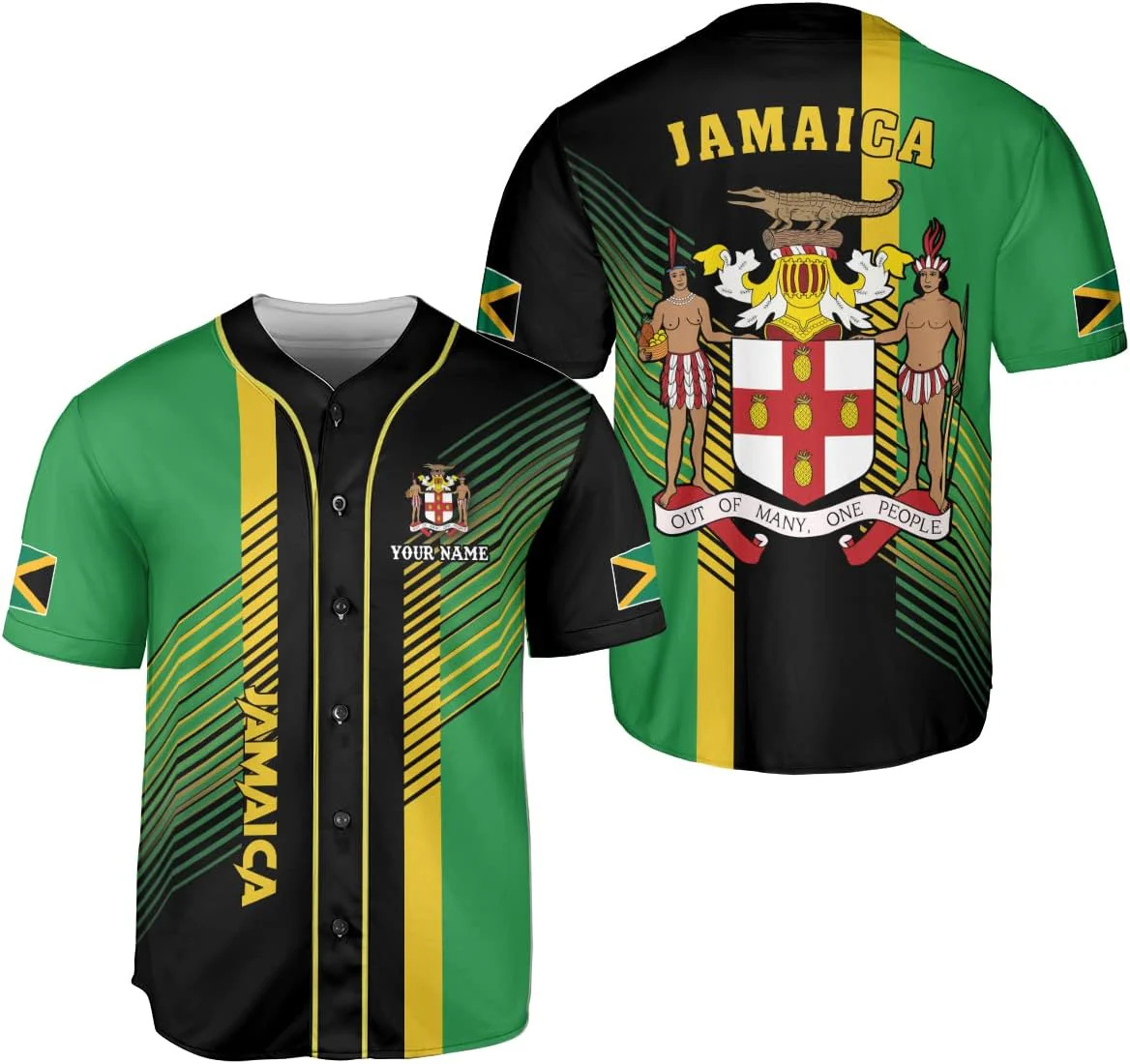 3D Printing Name - Personalized Name Jamaica Design Patterns 3D