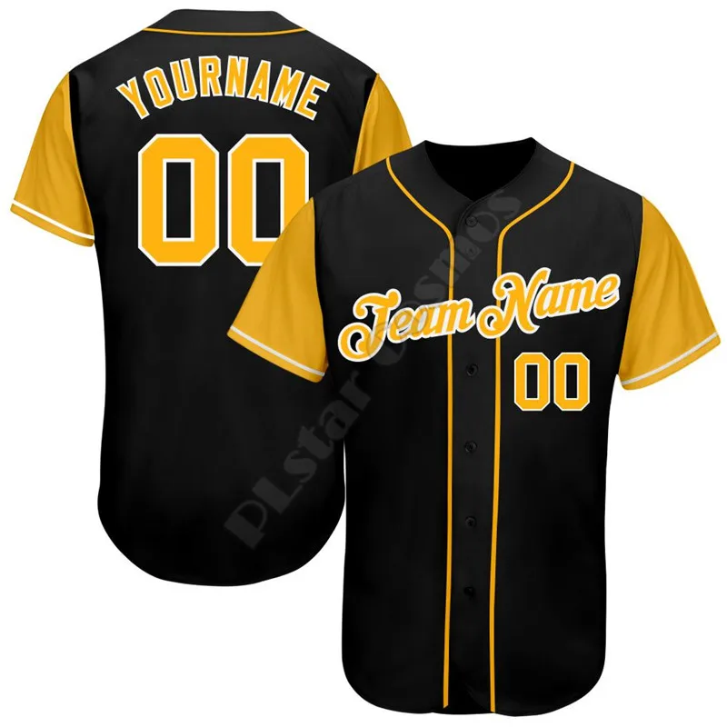 3D Printing Name - PLstar Cosmos Baseball Jersey Shirt Custom