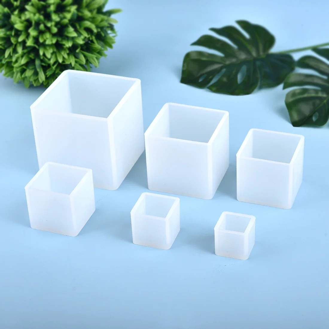 3D Printing Epoxy Resin - Resin Silicone Mold 3D Cube Casting
