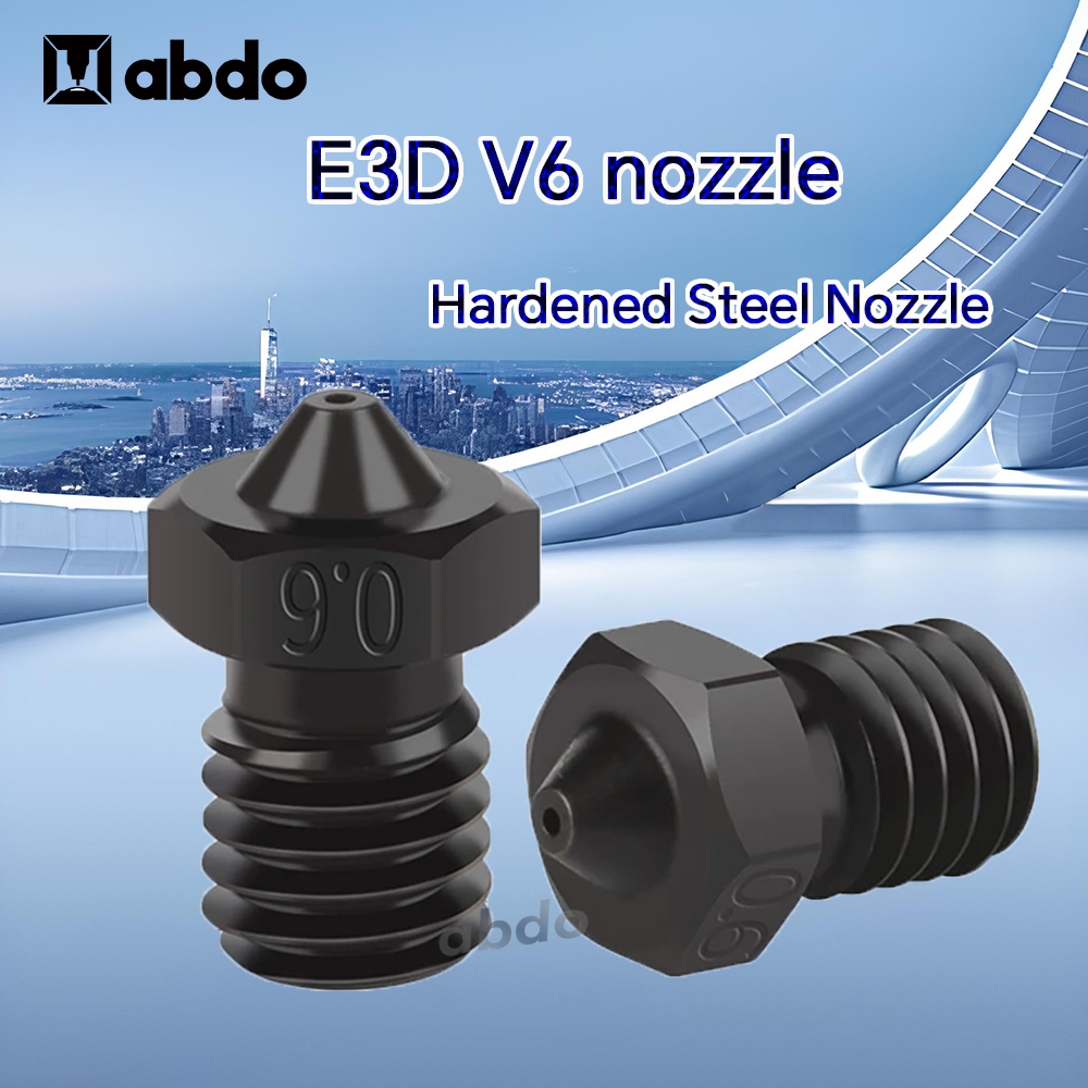 3D Printing Titanium - E3D Nozzle 0.2/0.4/0.6/0.8mm Hardened Steel Nozzles
