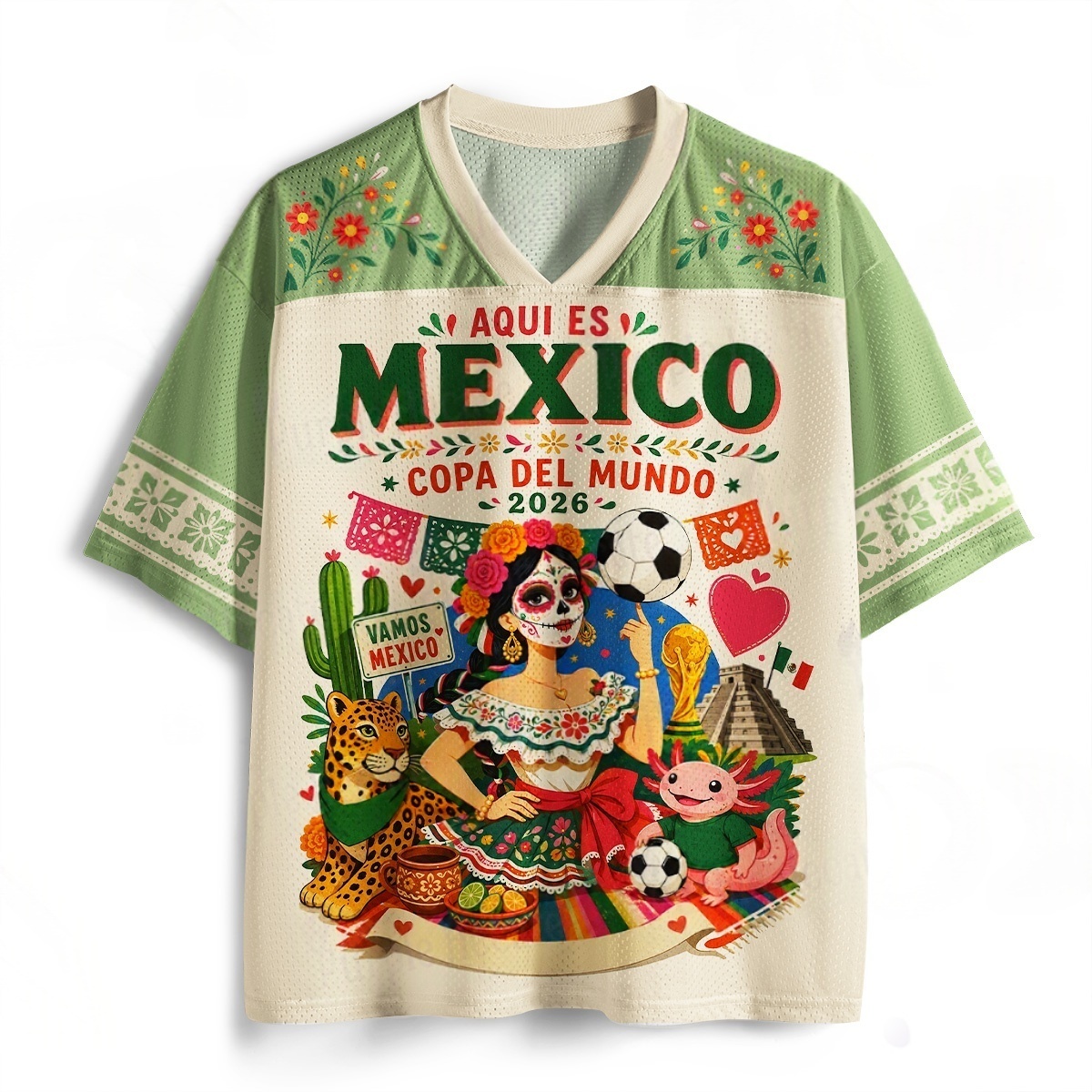 3D Printing Services - Retro Mexican Folk Style Football Baseball