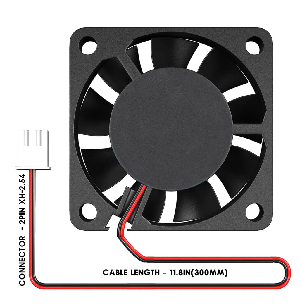 Cooling Fan 40Mm 3D - 40MM Computer Case Cooler DC 5V