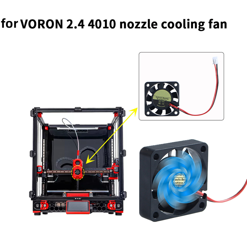 Cooling Fan 40Mm 3D - 4010 Hydraulic Exhaust Fan Cooling Fan