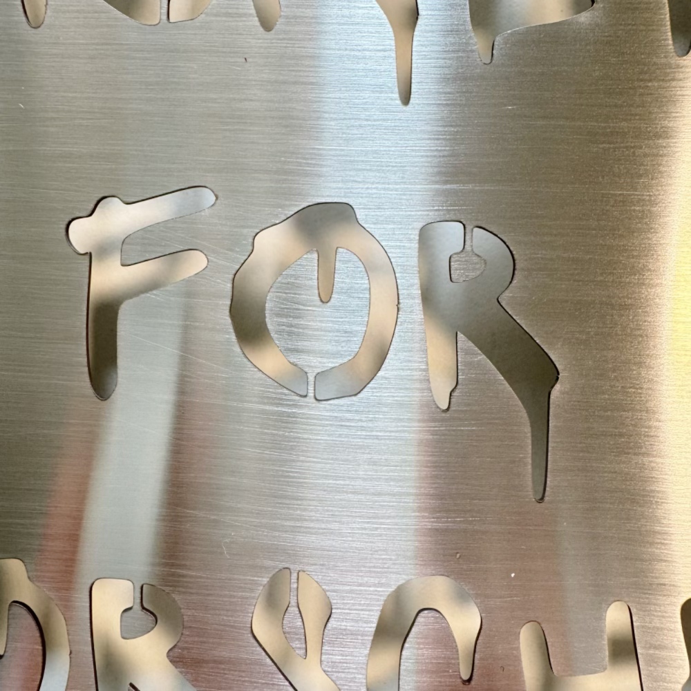 Modern Stainless Steel Signboa - 3D Printing Name review and price