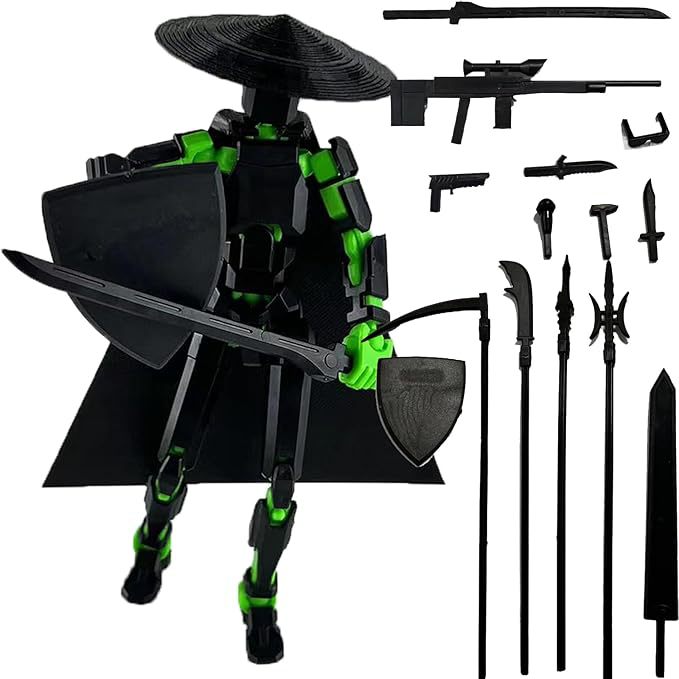 NEW 3D Articulated Figures Act - 3D Printing Titanium review and price
