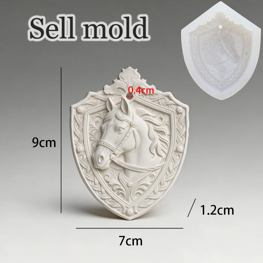 Vintage Horse Head Shield Reli - 3D Printing Epoxy Resin review and price