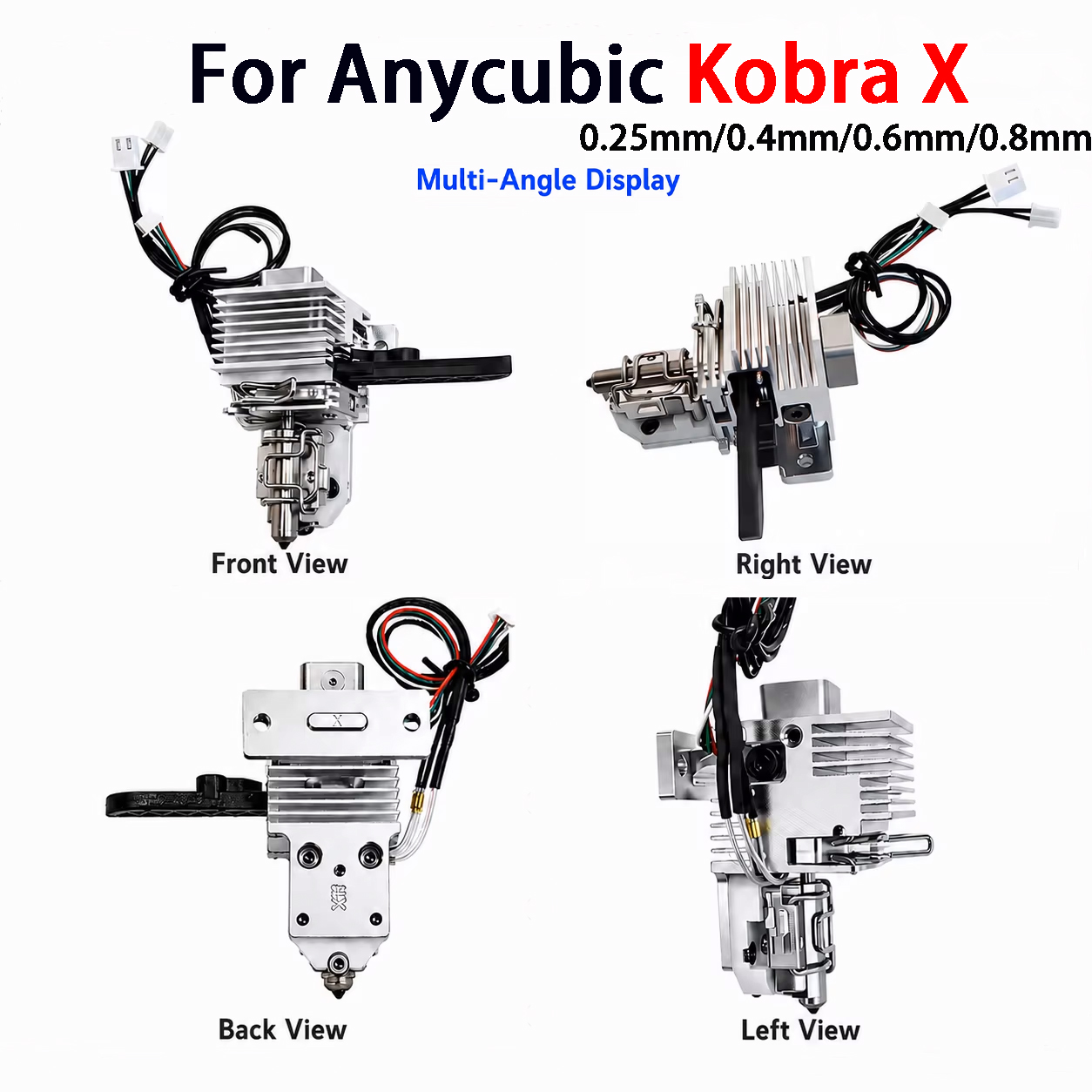 0.25 0.4 0.6 0.8mm Hot End Kit - 3D Printer Hotend Kit review and price