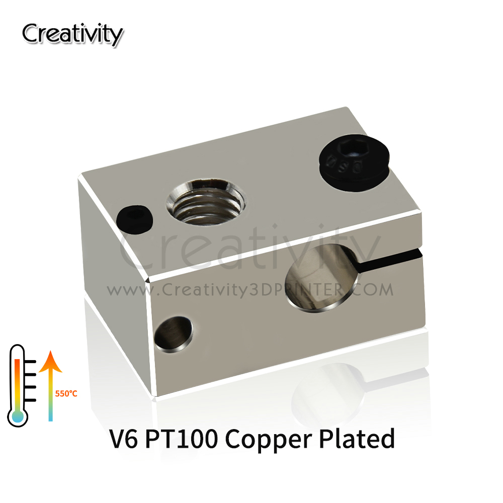 V6 PT100 Heater Block Plated C - 3D Printing Titanium review and price