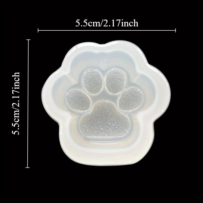 1pc Paw Print  Mold, Clear Epo - 3D Printing Epoxy Resin review and price