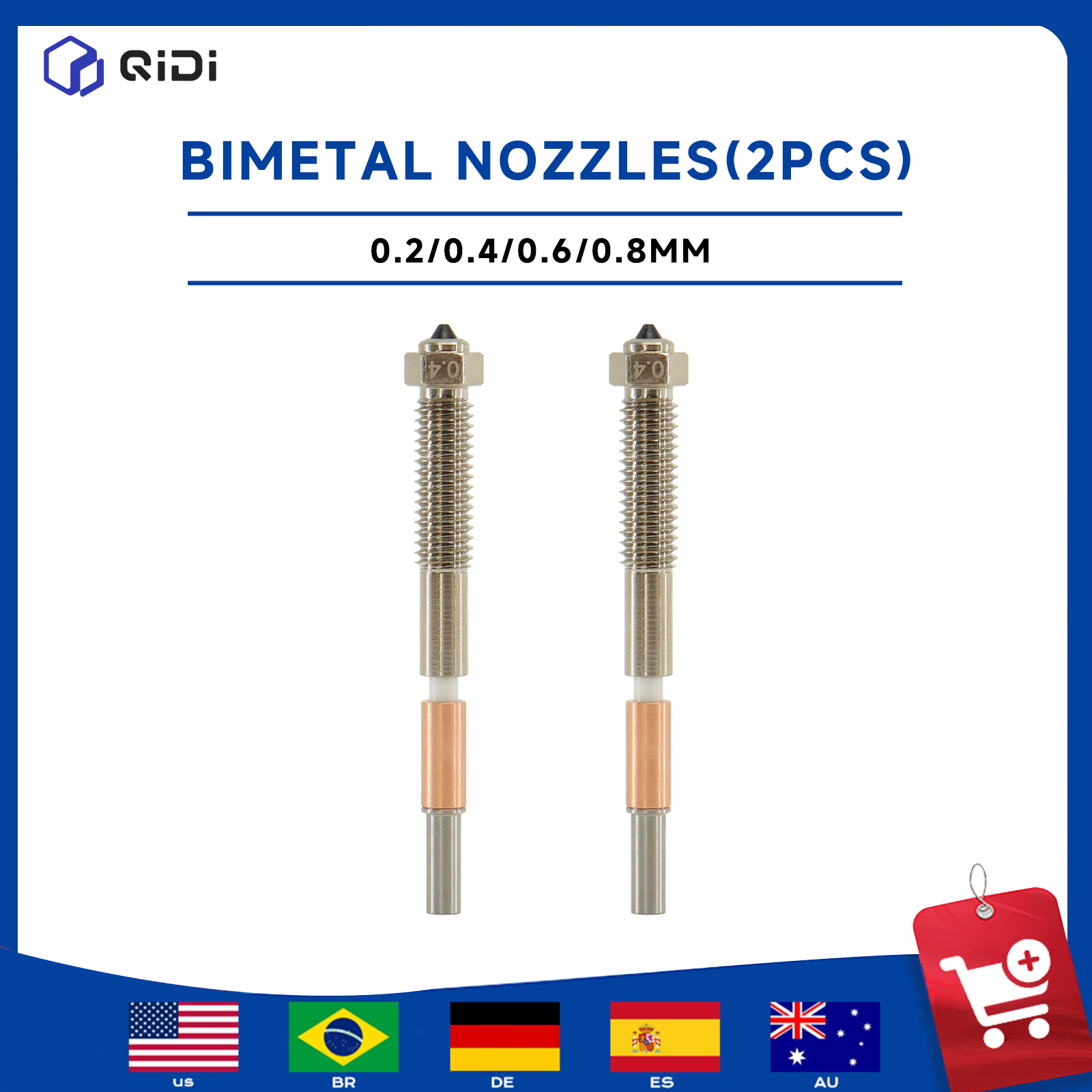 QIDI Max 4 3D Printer Bimetal  - 3D Printer Hotend Kit review and price