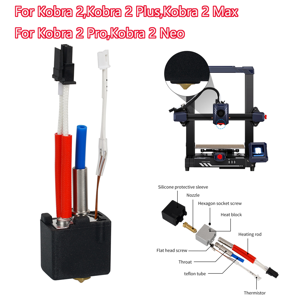 For Anycubic Kobra 2 Hotend An - 3D Printer Hotend Kit review and price
