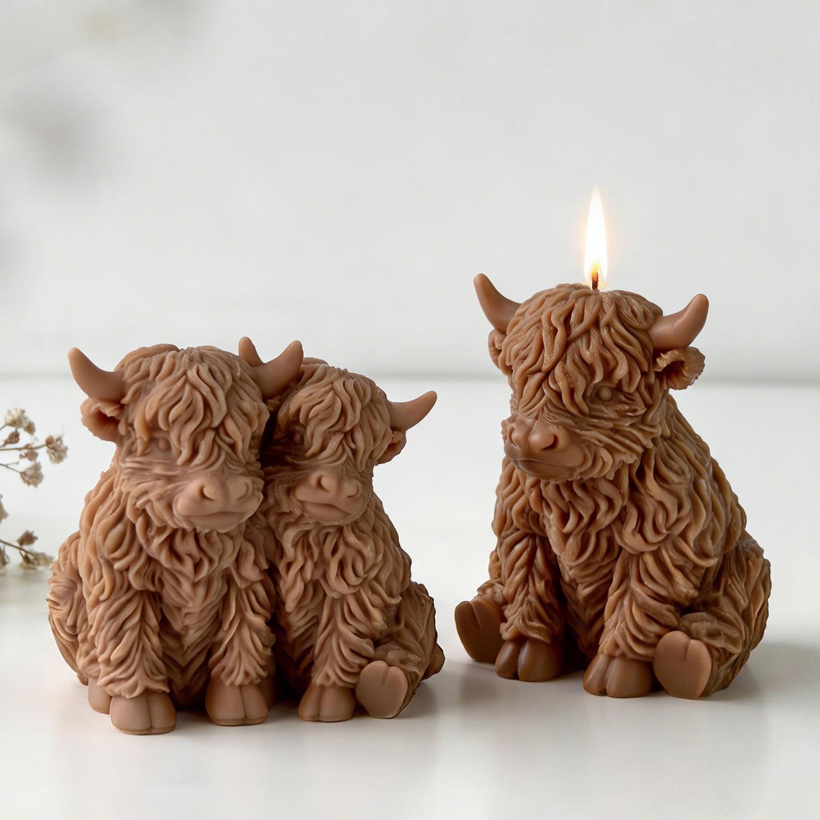 Highland Cow Silicone Mold Reu - 3D Printing Epoxy Resin review and price