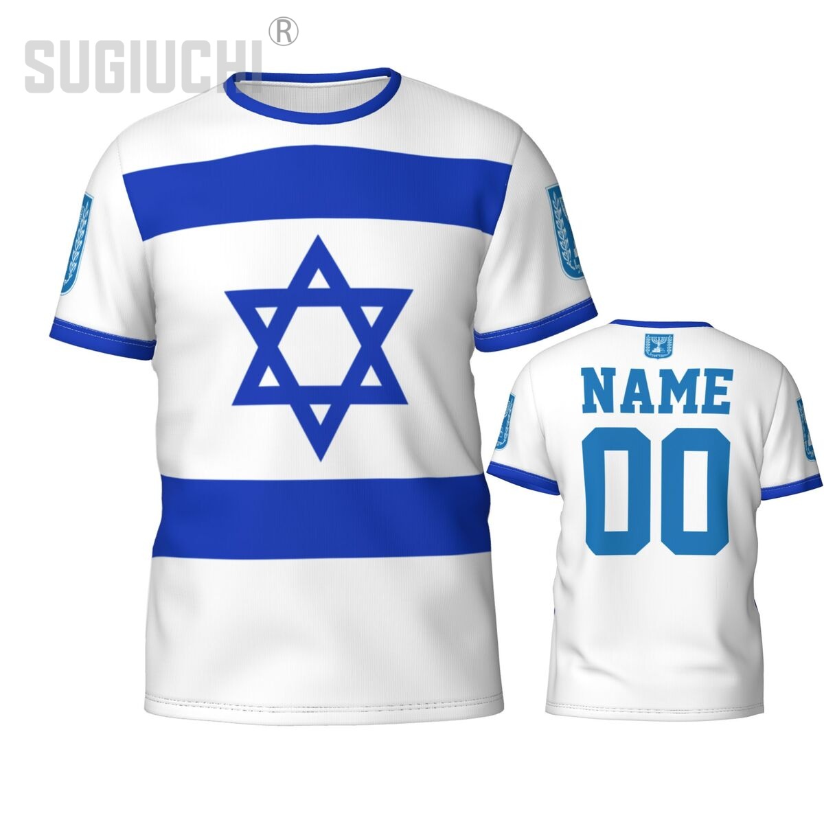 Custom Name Number Israel Flag - 3D Printing Name review and price