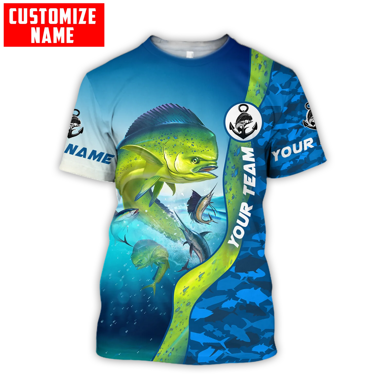 Custom name Mahi-mahi fishing  - 3D Printing Name review and price
