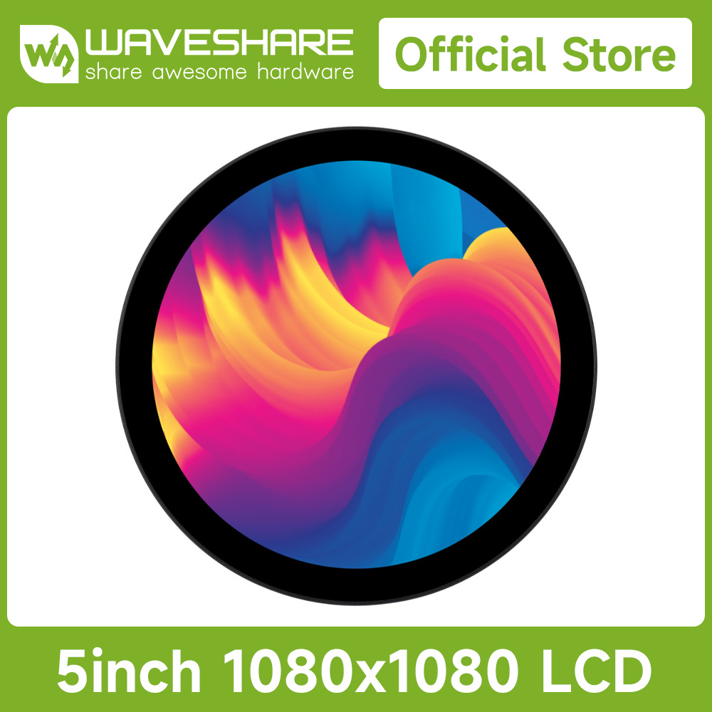 Waveshare 1080 × 1080 5inch HD - Raspberry Pi 3D Print review and price