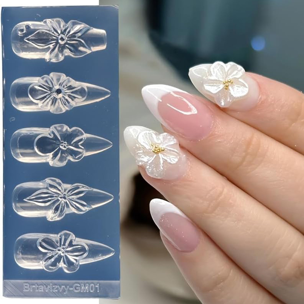 Floral 3D Nail Art Silicone Mo - 3D Printing Epoxy Resin review and price