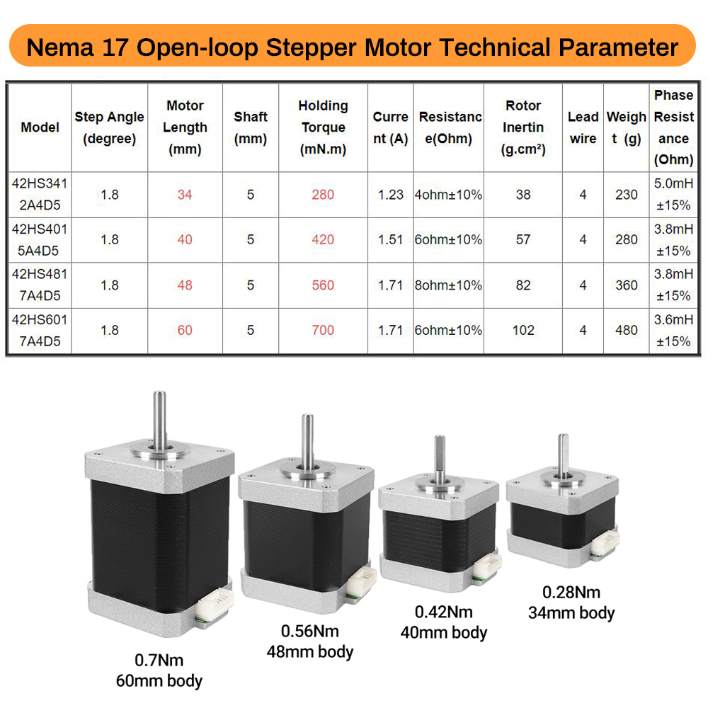 Nema17 Stepper Motor 42 Motor  - Stepper Motor review and price