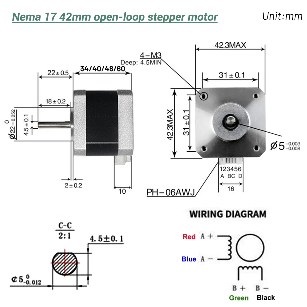 Nema17 Stepper Motor 42 Motor  - Stepper Motor review and price