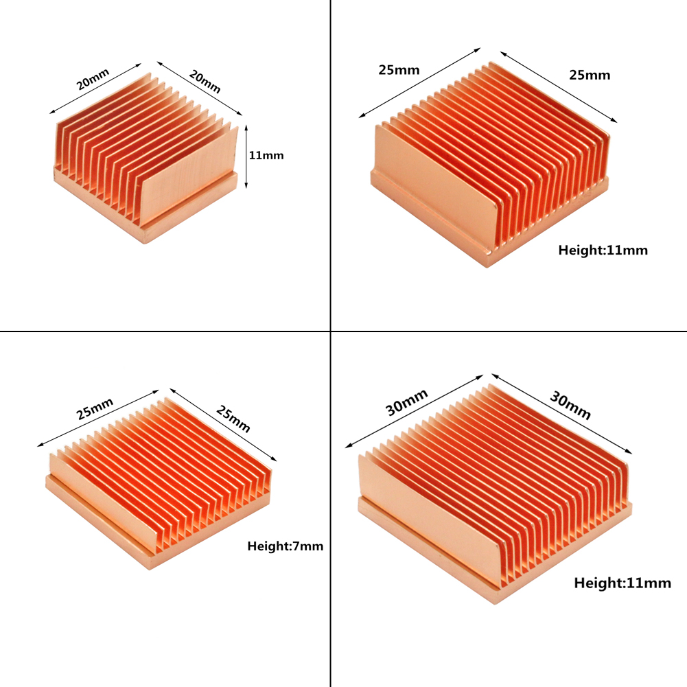 Pure Copper Heatsink DIY Heat  - Raspberry Pi 3D Print review and price